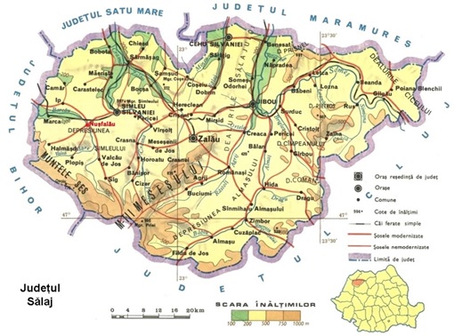 Localizarea geografică a localității Nușfalău